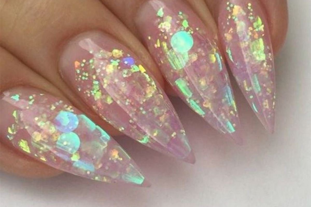 unhas com brilho primavera verao 3