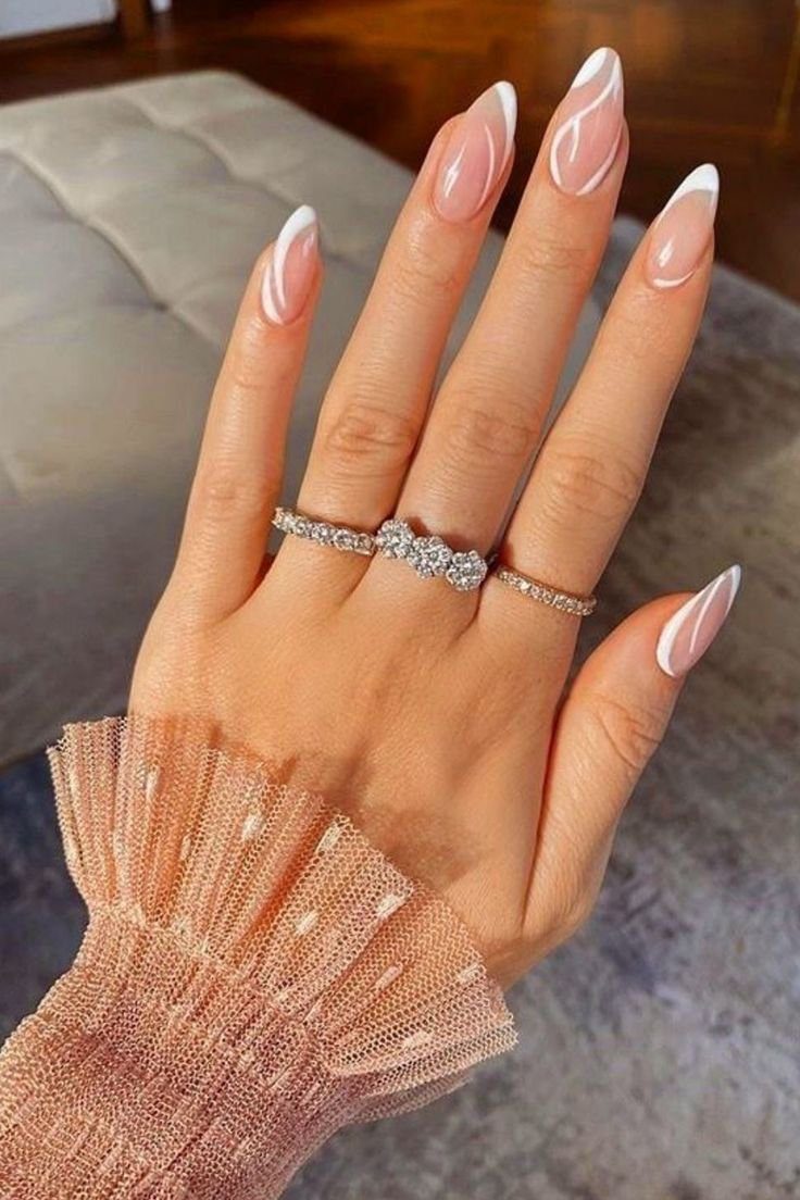 unhas francesinhas modernas