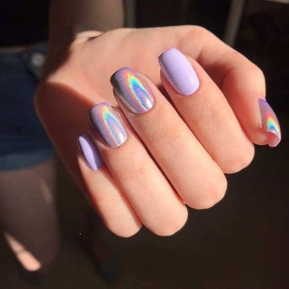 unhas holograficas