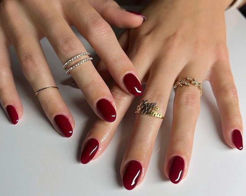 Unhas vermelhas Cherry Red