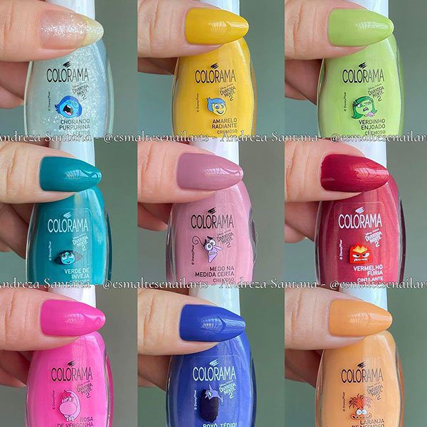 esmaltes-francesinha-colorida Esmaltes para unha francesinha colorida