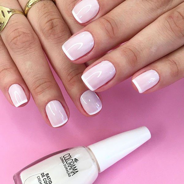 unhas-olho-grego-esmalte-branco Tom de branco para fazer unhas olho grego