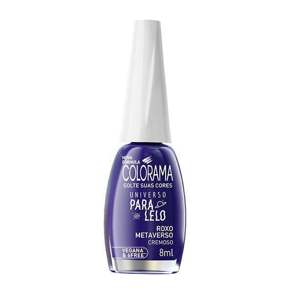 unhas-olho-grego-esmalte-roxo-metaverso Tom de roxo azulado para fazer unhas olho grego