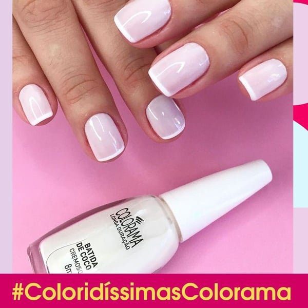 francesinha-em-unhas-curtas Francesinha em unhas curtas
